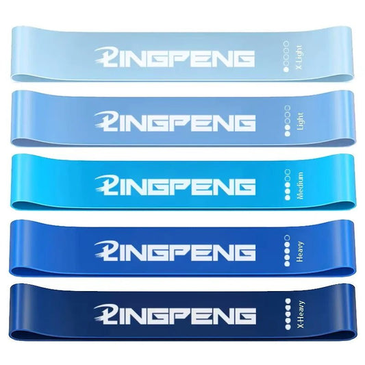 5x Resistance Bands Yoga Band Fitness Exercise Training Hip Tension Band Leg Squat Dance Elastic Loop Stretch Band - Direct On Sale