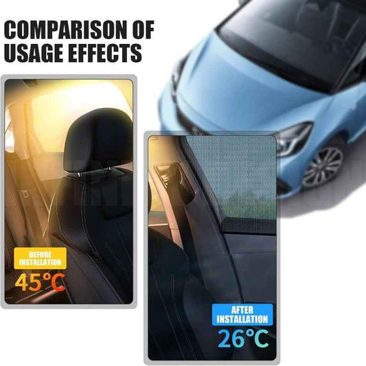 2x Universal Sun Shades Rear Side Seat Car Window Socks Baby Kids Protection