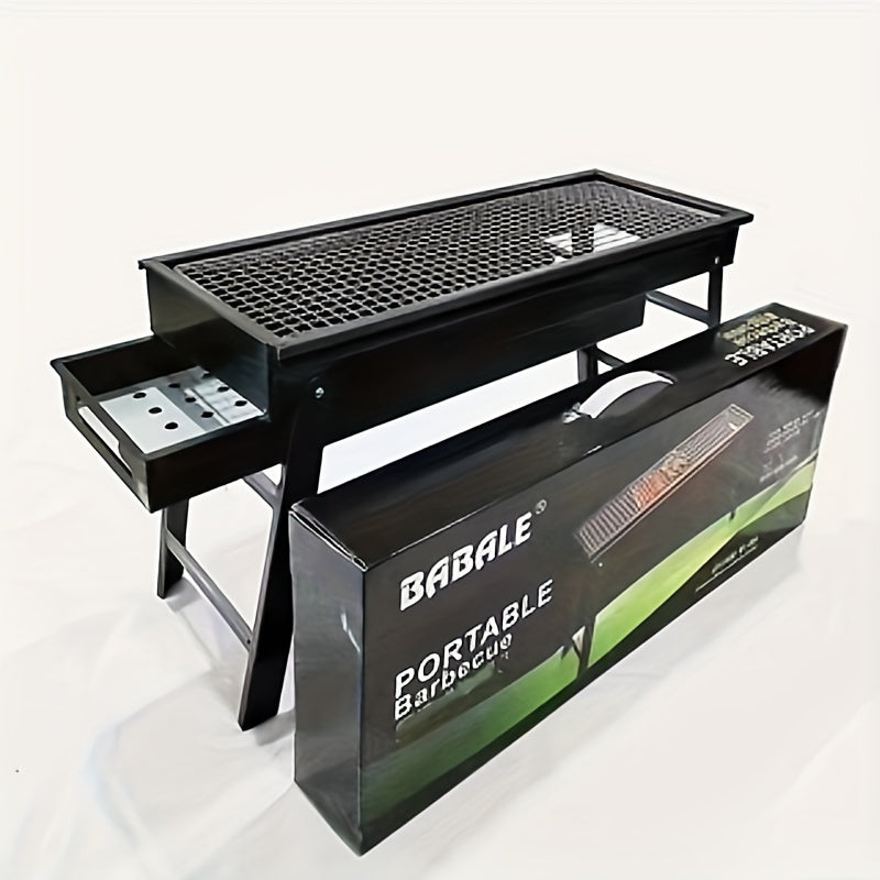 Portable barbecue grill for camping and picnics