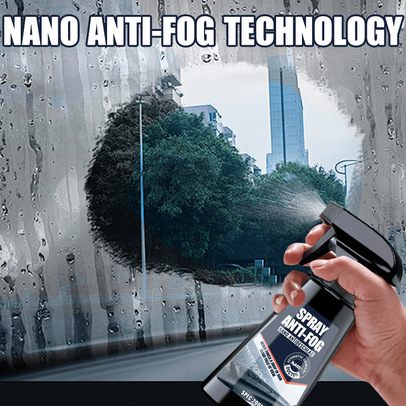Anti-fog spray suitable for glasses and goggles