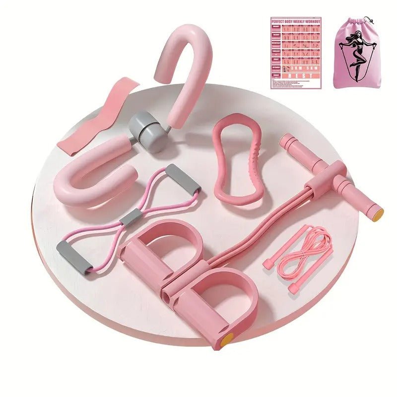 8 - Piece Yoga &amp; Pilates Fitness Kit – Complete Home Workout Set - Direct On Sale