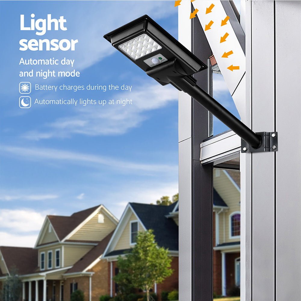 80 LED Solar Street Light Flood Motion Sensor Remote - Direct On Sale