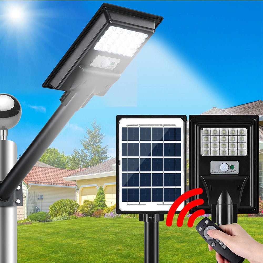 80 LED Solar Street Light Flood Motion Sensor Remote - Direct On Sale