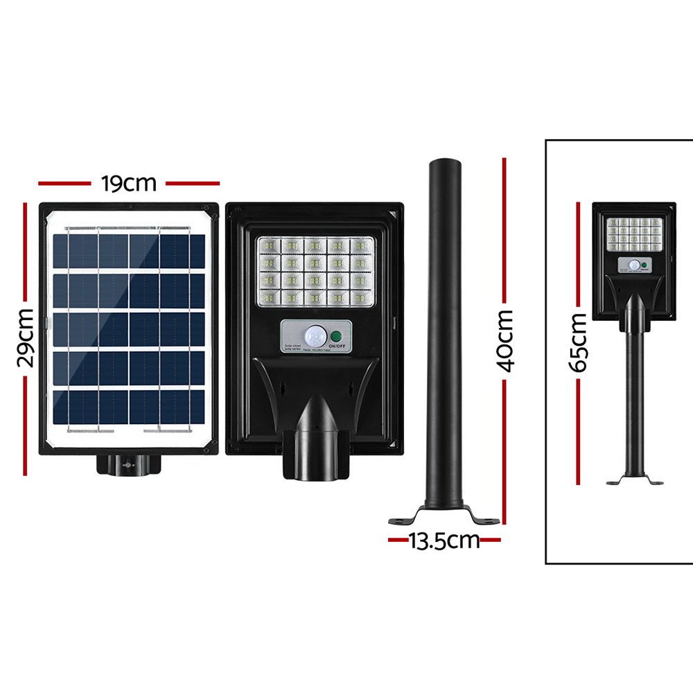 80 LED Solar Street Light Flood Motion Sensor Remote - Direct On Sale