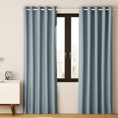 2X Blockout Curtain Blackout Window Curtain Draperies Pair Eyelet Bedroom