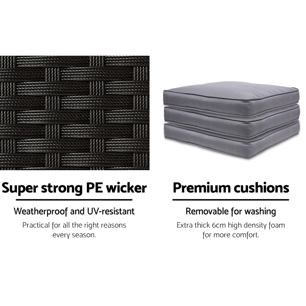 5-piece bar set dimensions