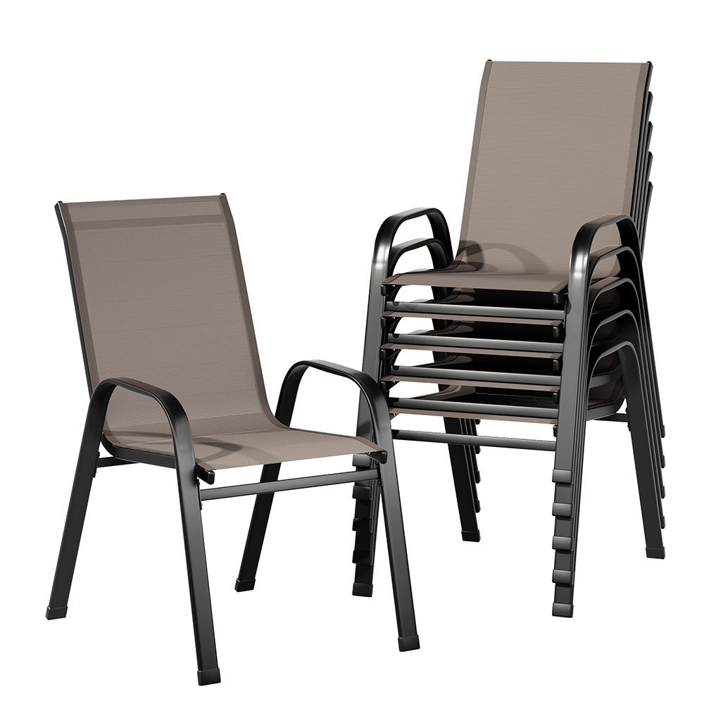 Textilene patio dining chair