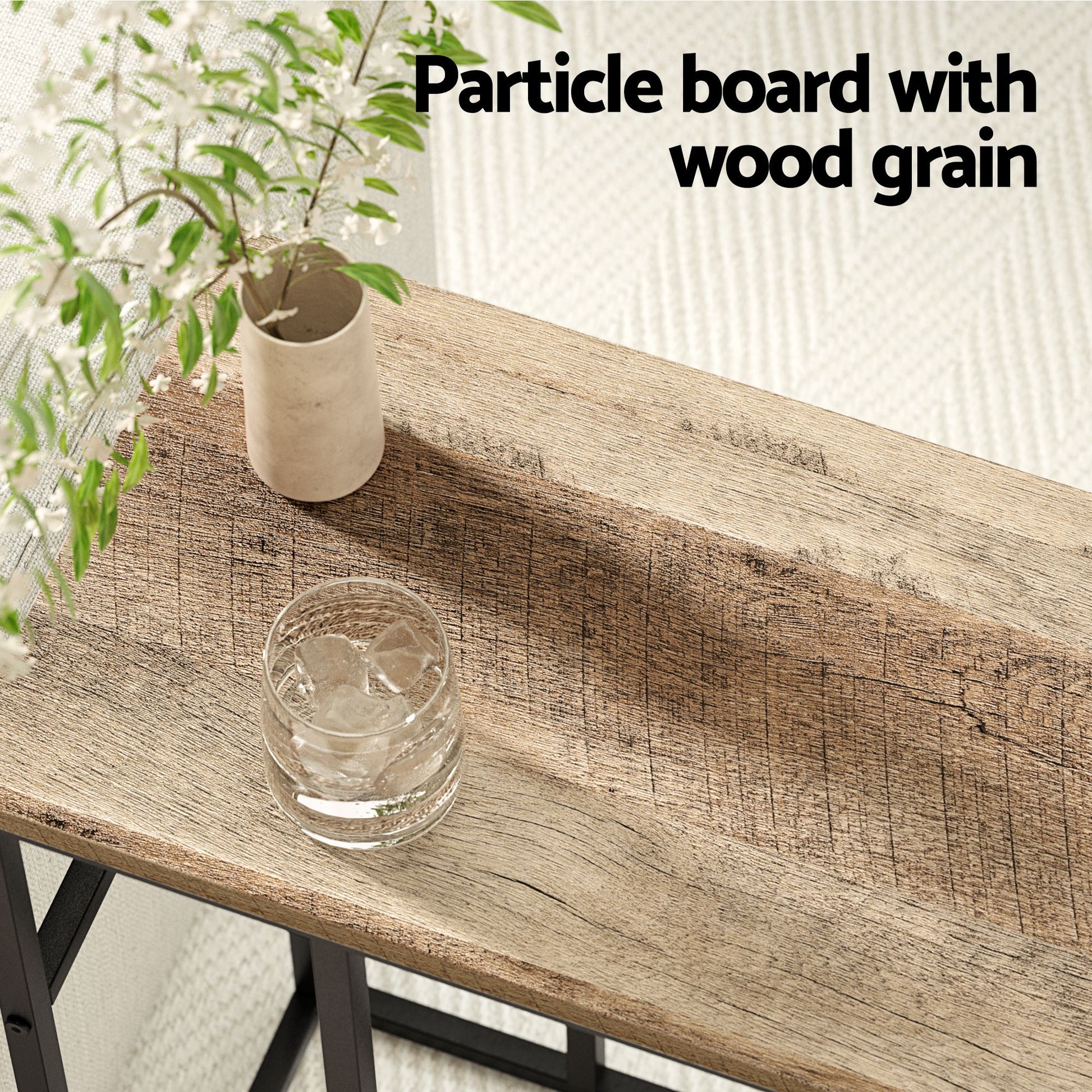 Floor lounge and C-table set used in a small living space
