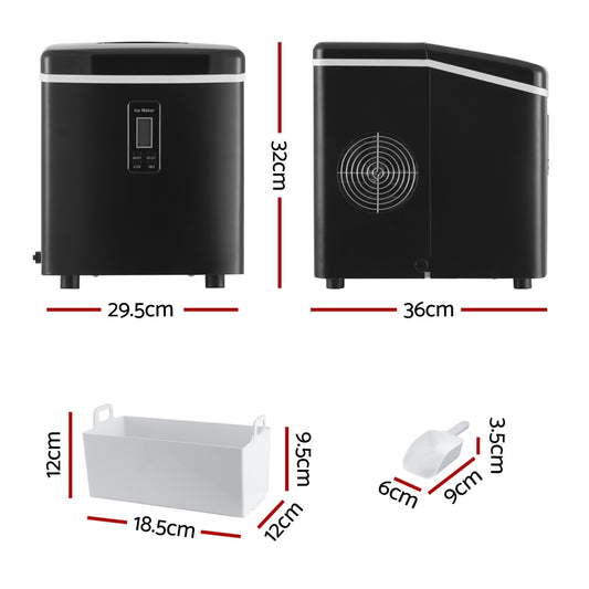 3.2L Portable Stainless Steel Ice Maker