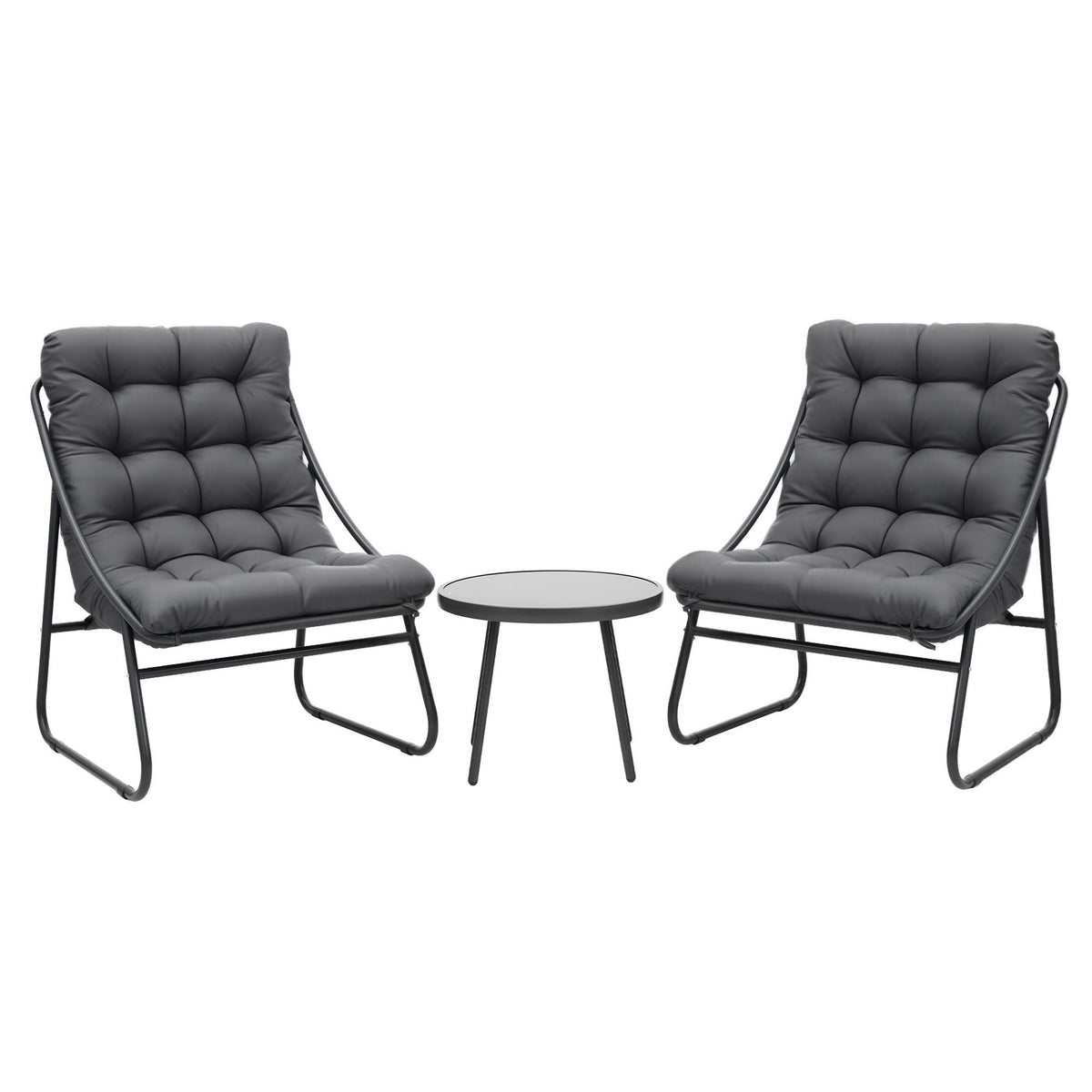 3-piece bistro set dimensions