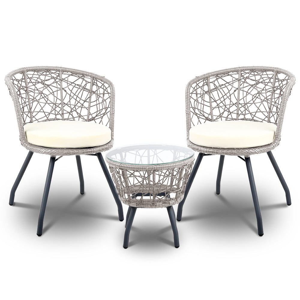 3-piece outdoor bistro set dimensions