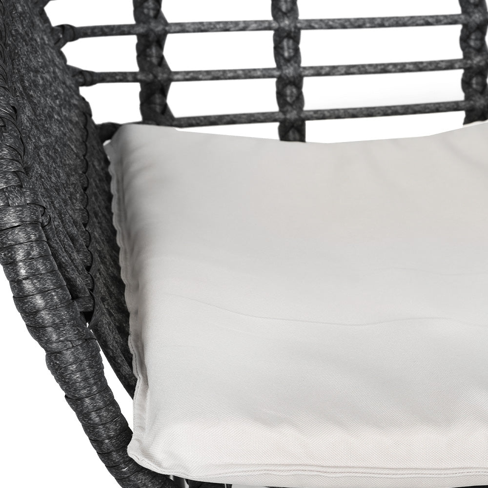 Wicker lounge setting on a balcony