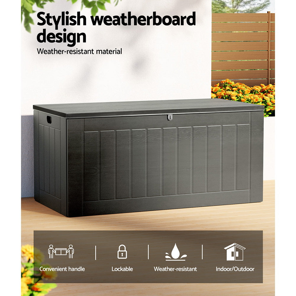 Built-in lock on the storage box