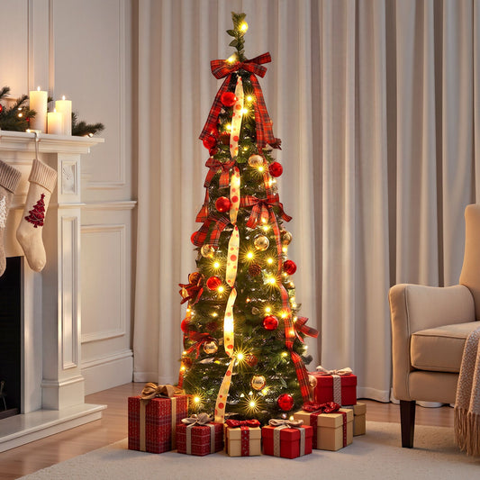 160cm pop-up pre-decorated Christmas tree