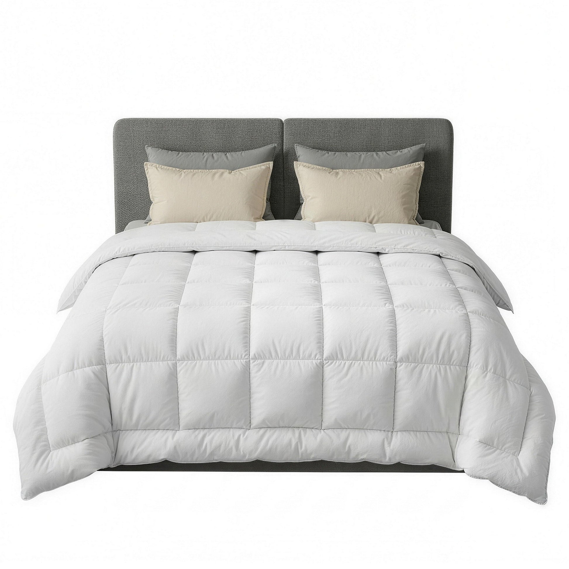100% pure wool filling inside the super king winter quilt