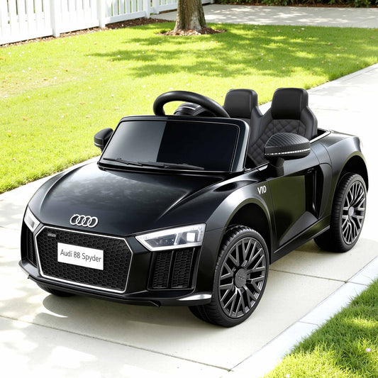 Kids Ride On Car Audi R8 Licensed Electric 12V Black