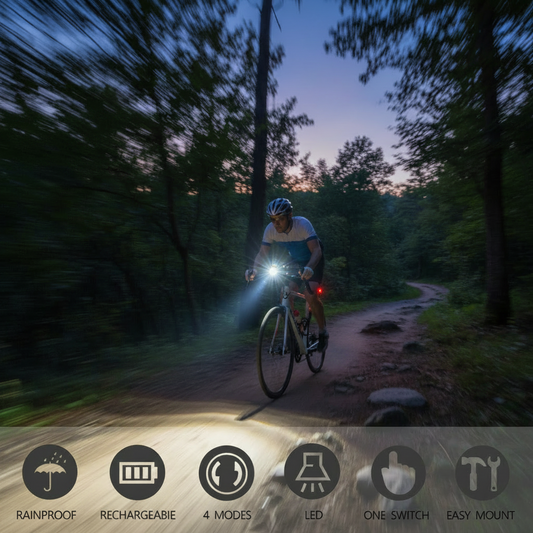 Rechargeable 15000LM T6 LED Headlight Bike/Bicycle/Light Set
