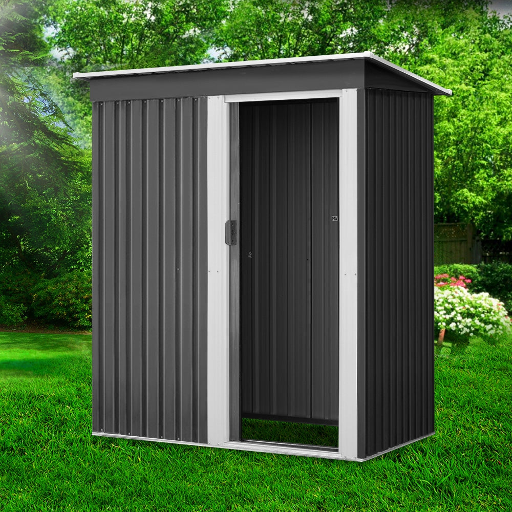 Metal garden shed dimensions 162 x 86 x 181cm