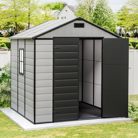 Walk-in garden shed dimensions 215 x 214 x 224cm