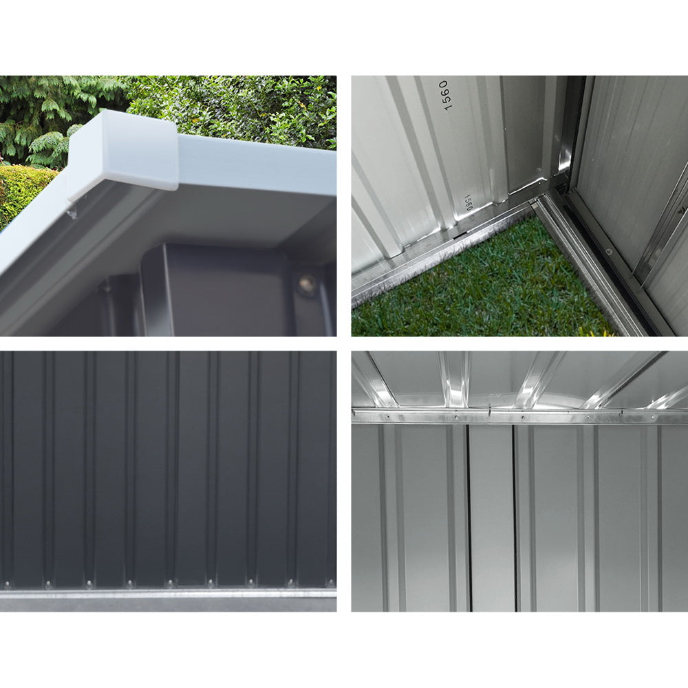 Metal garden shed dimensions 99 x 104 x 159cm