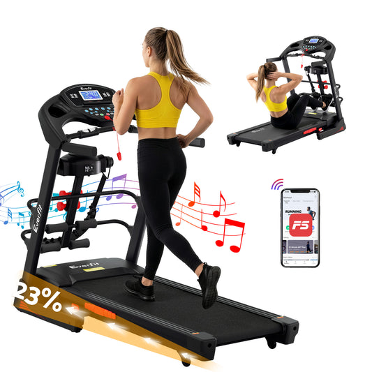 Multifunctional Treadmill with Massager Home Gym Fitness Exercise Machine w/ Massager 480mm
