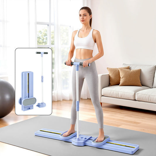 Thigh Hip Exerciser Home Ski Leg Trainer Machine Fitness Cardio Foldable