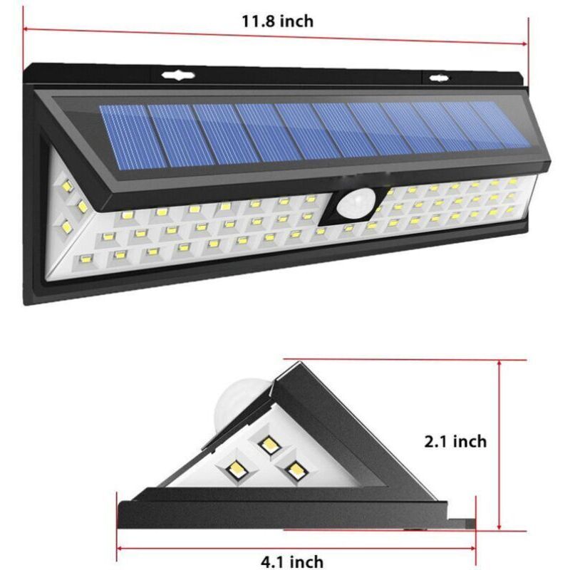 PIR motion sensor on top of the solar light