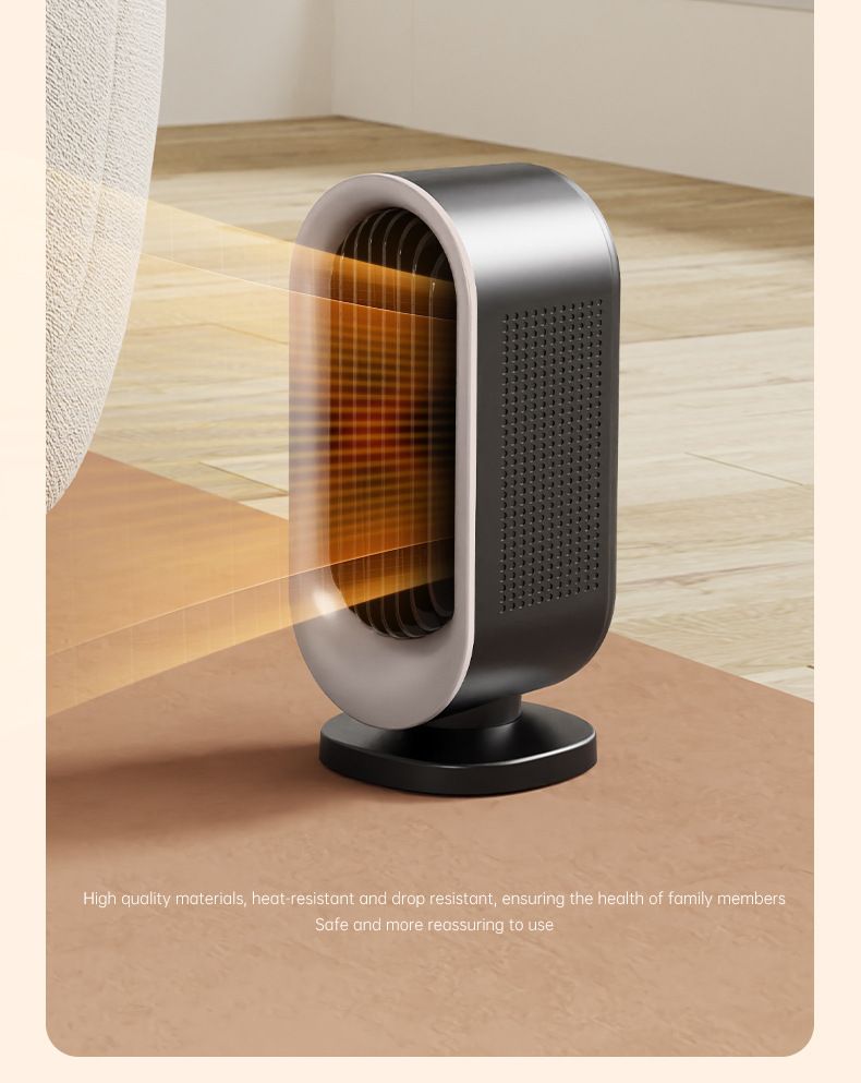 Wide-angle warm air outlet of the fan heater