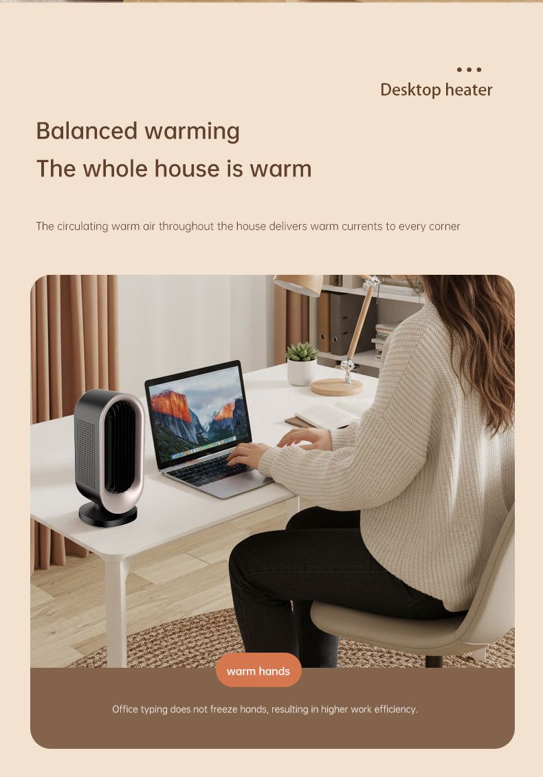 Space heater with tip-over and overheat protection