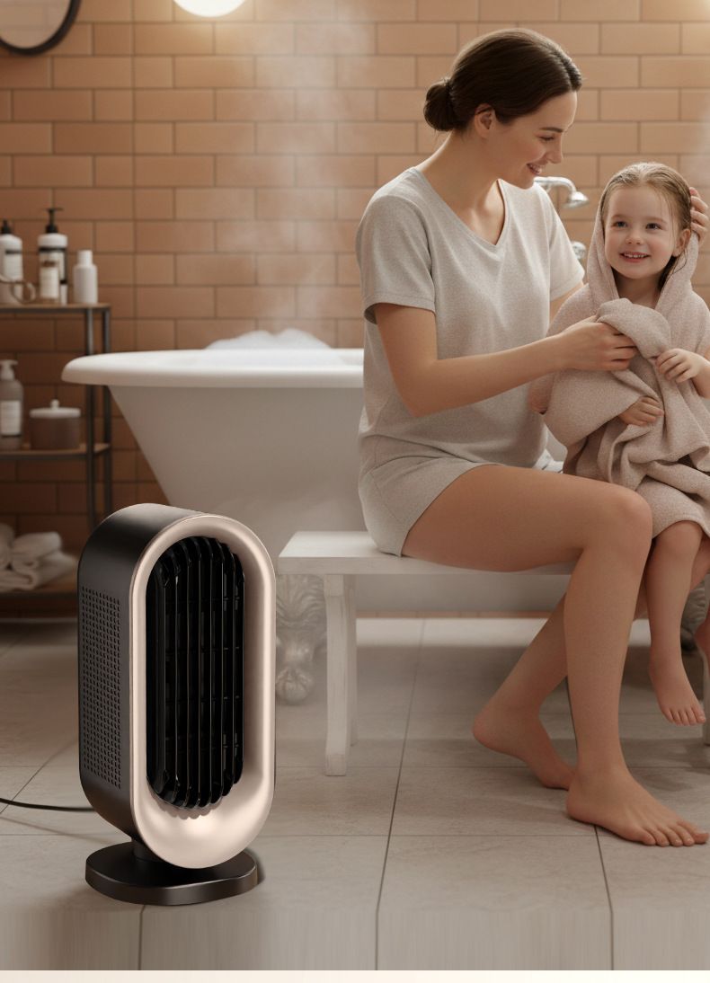 Desktop space heater dimensions and design