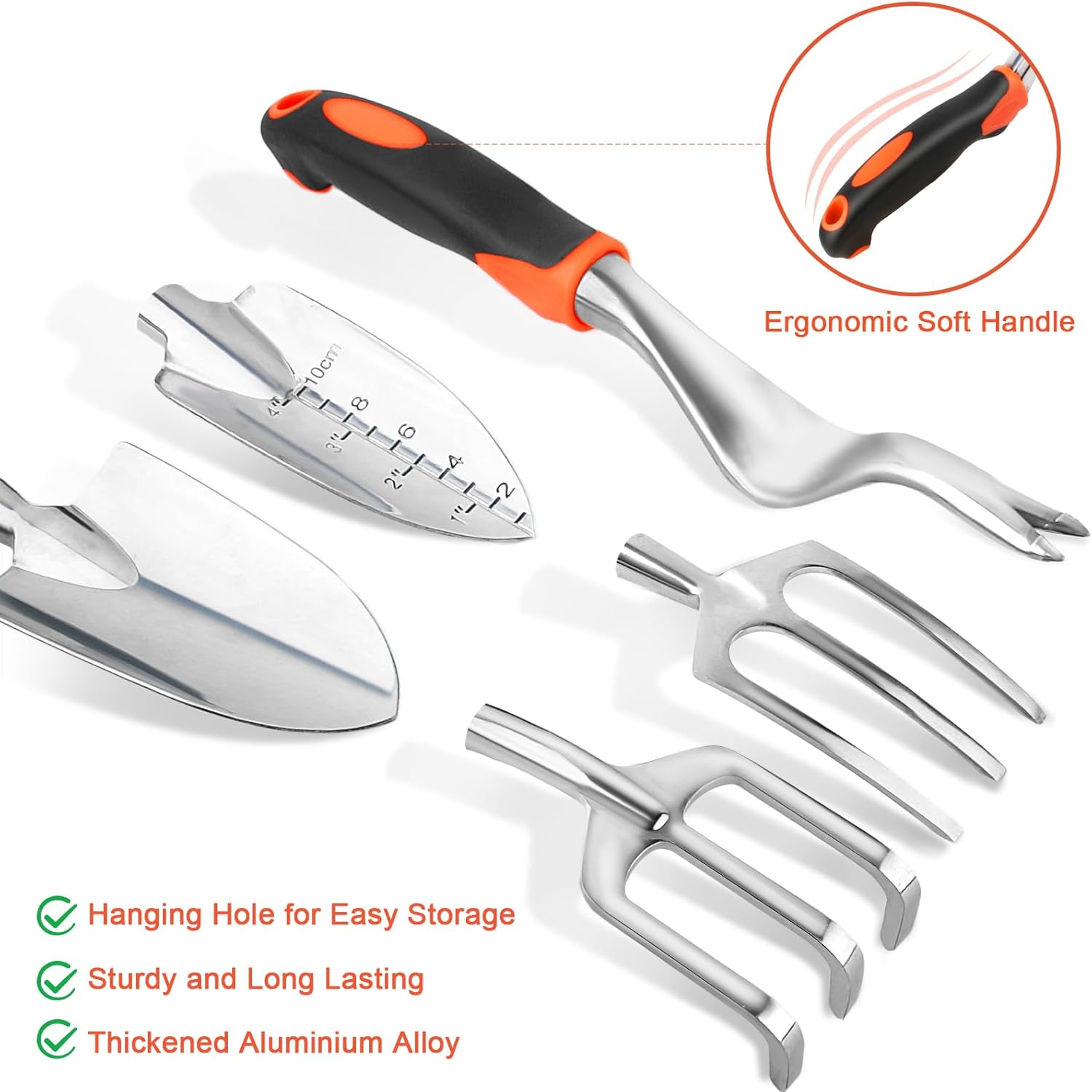 Carbon-steel pruning shears from the garden tool set