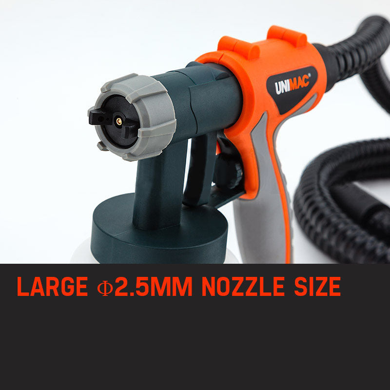 UNIMAC 740W paint sprayer kit contents
