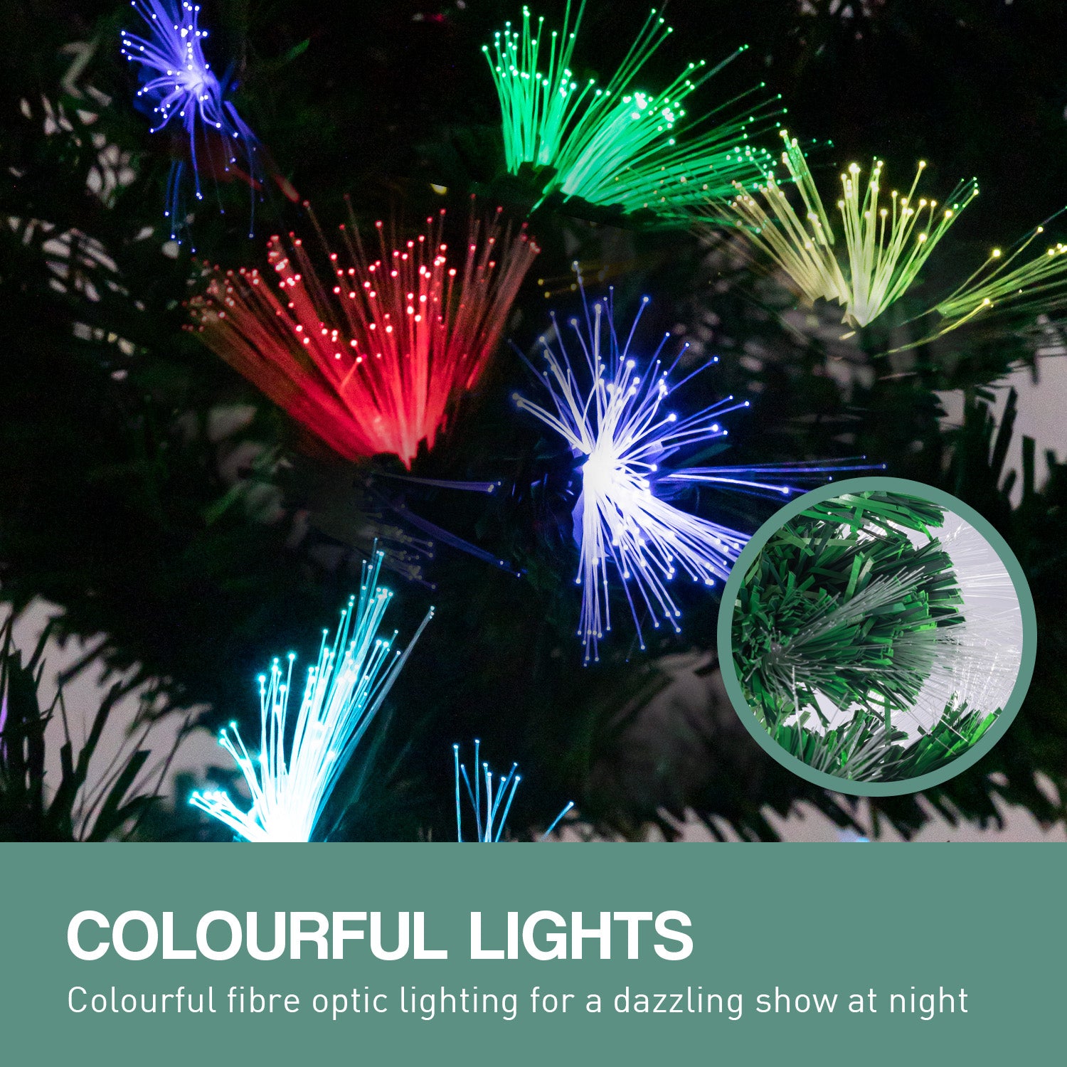 1.5m fibre optic tree full view