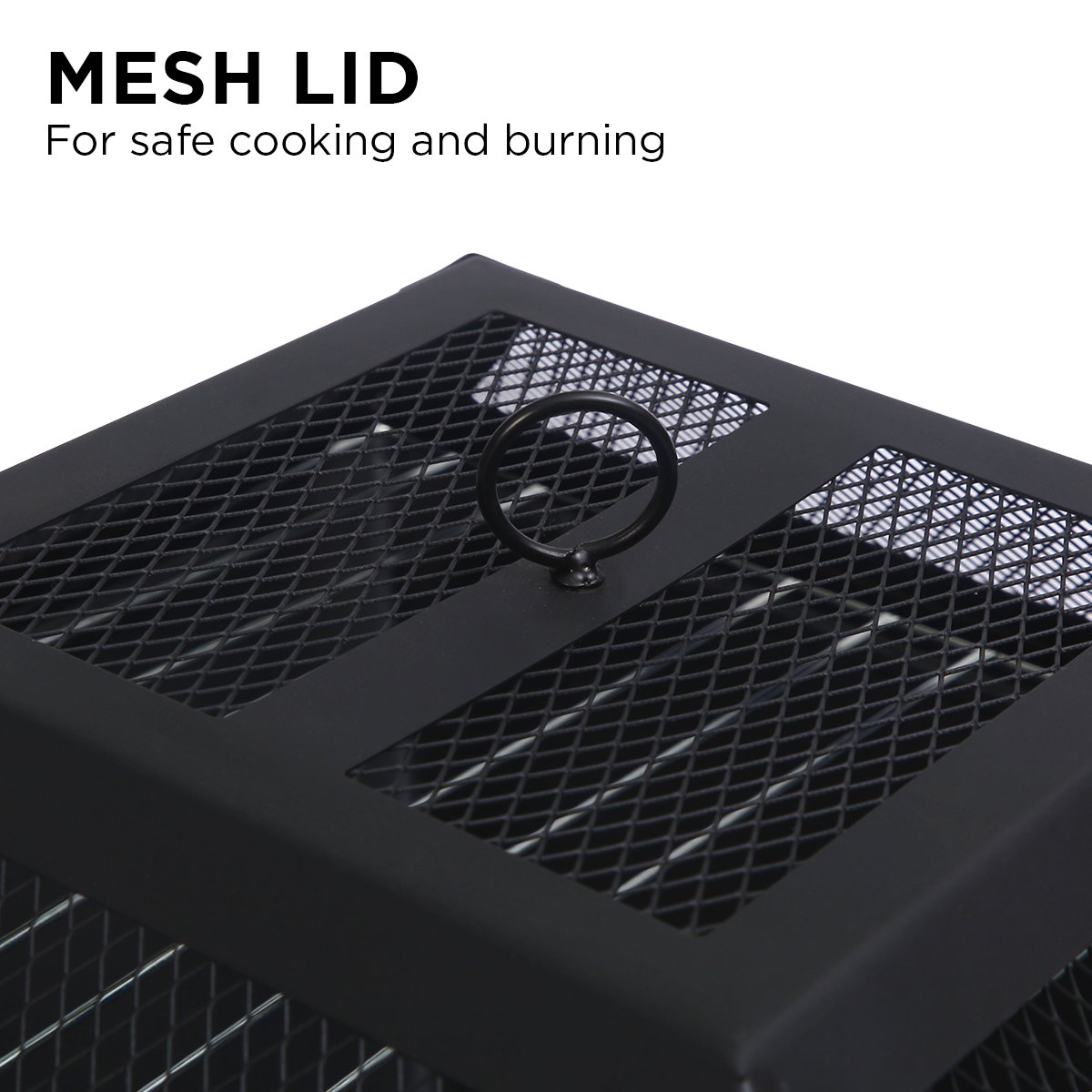 Galvanised steel cooking grill
