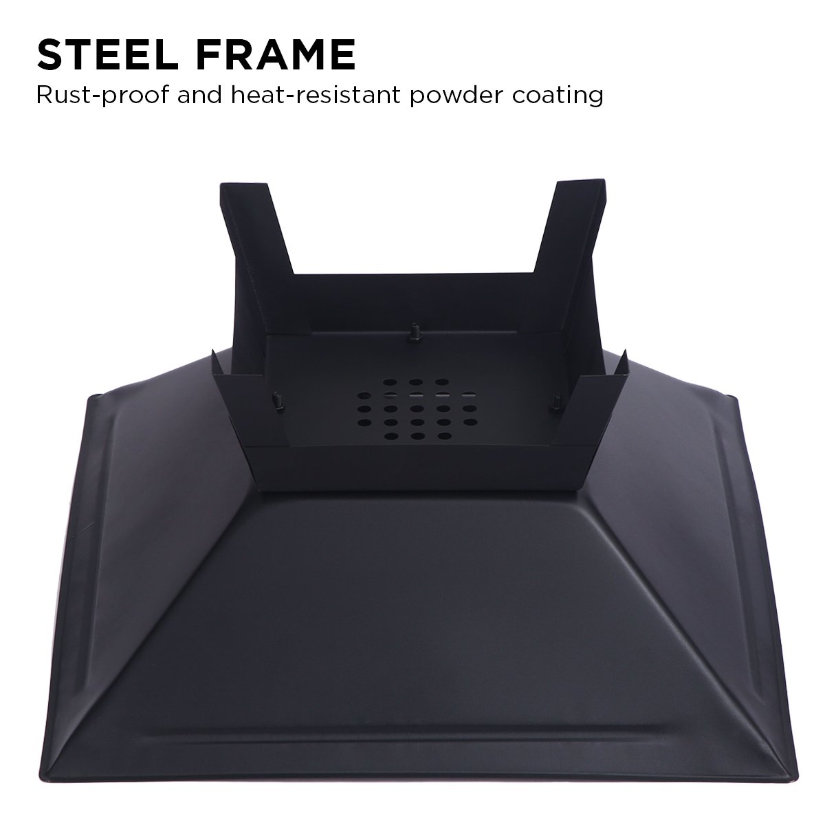 Portable fire pit set contents