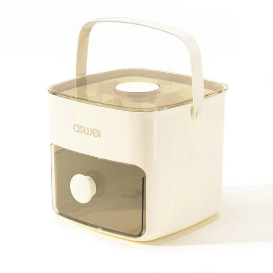 Portable Ice Cube Mould with One-Touch Release