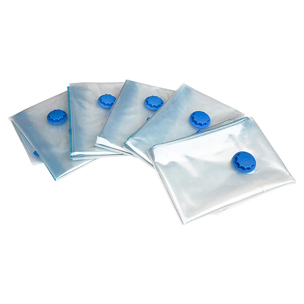 Jumbo vacuum storage bag compressing bulky bedding