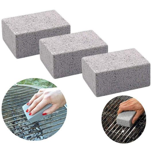 Heavy Duty Pumice Stone Grill Cleaning Bricks (5-Pack) Grill BBQ Cleaner Grease Remover