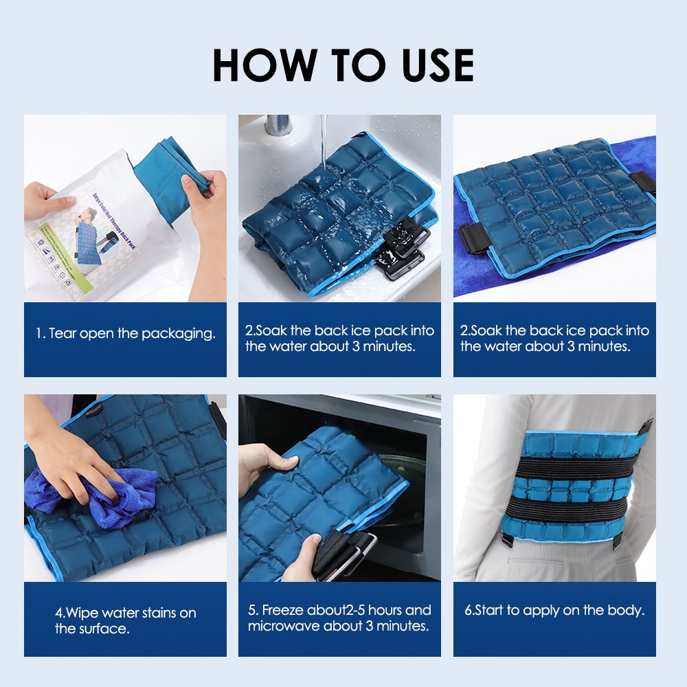 Gel-like pad conforming to the body