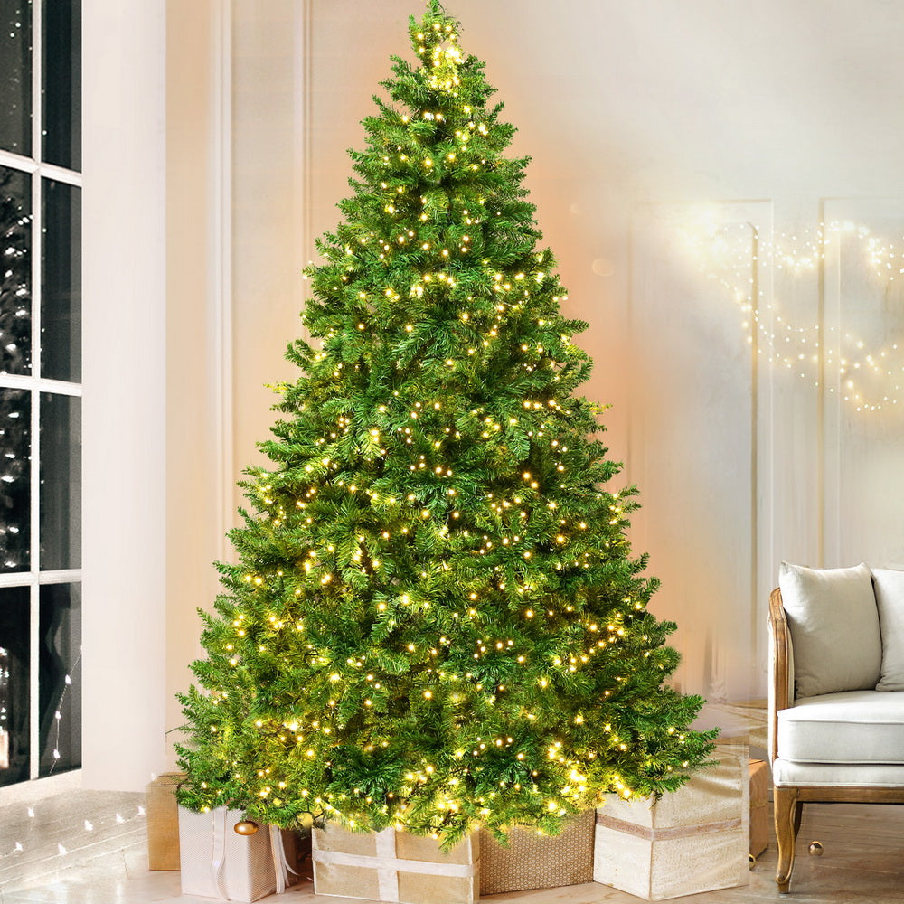 2.1m warm white Christmas tree dimensions