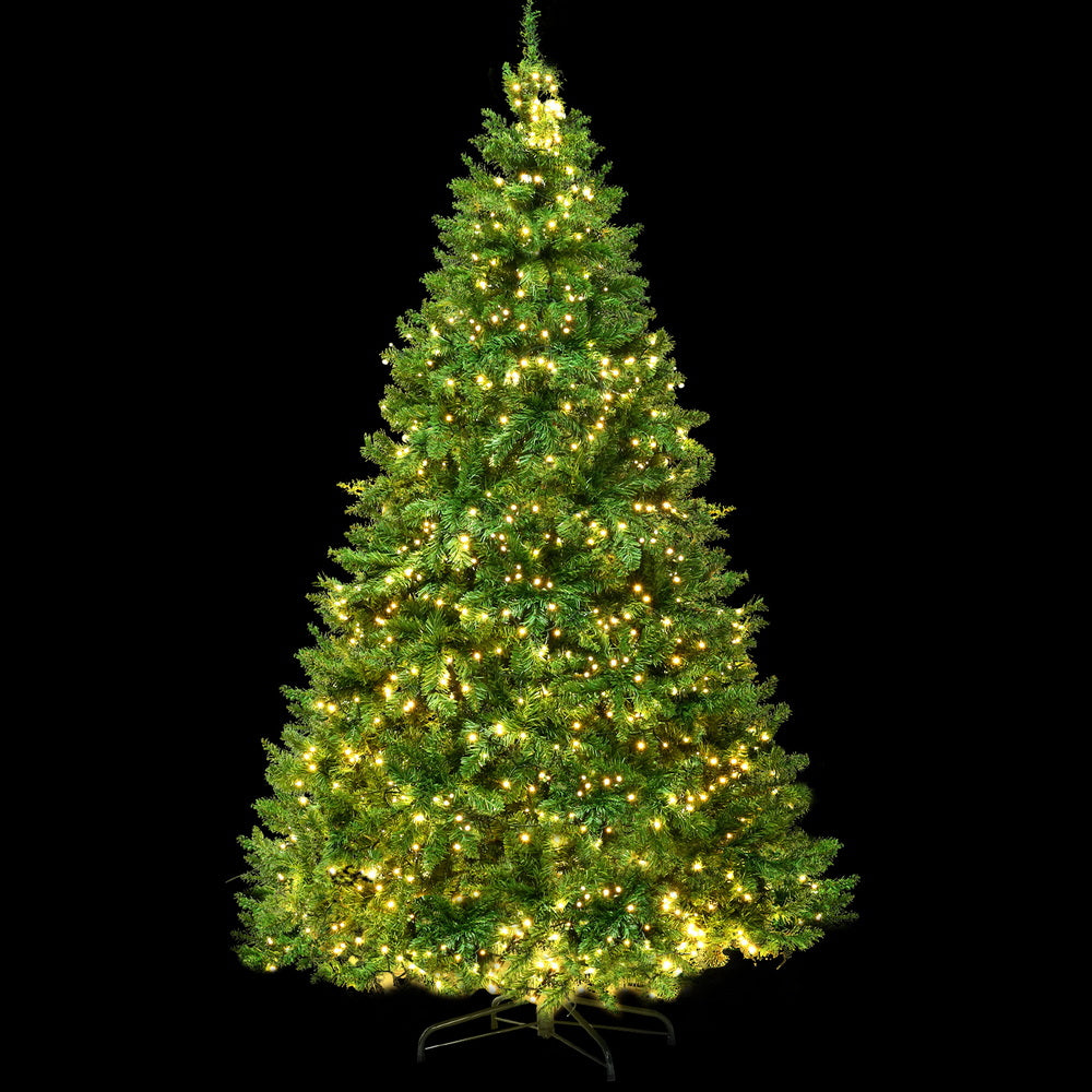 Full bushy branches of the 7ft LED tree