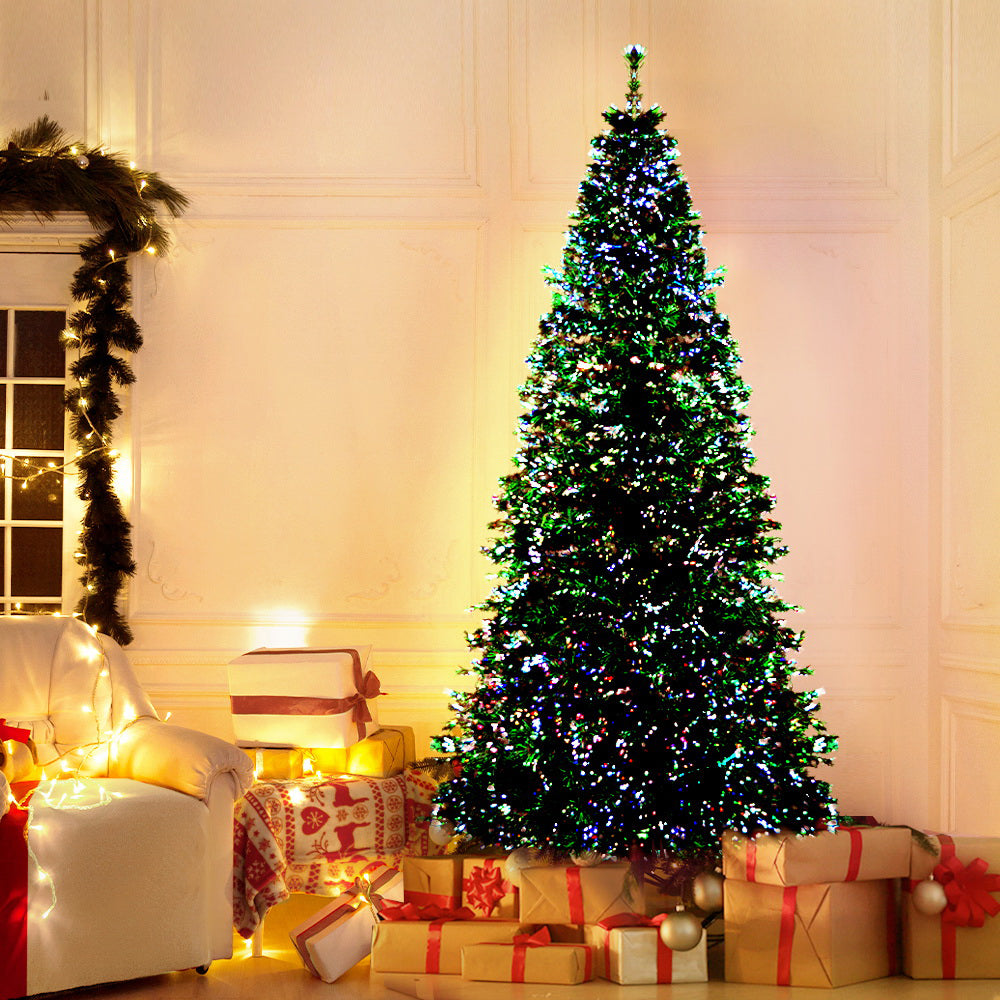 1.8m optic fibre Christmas tree dimensions