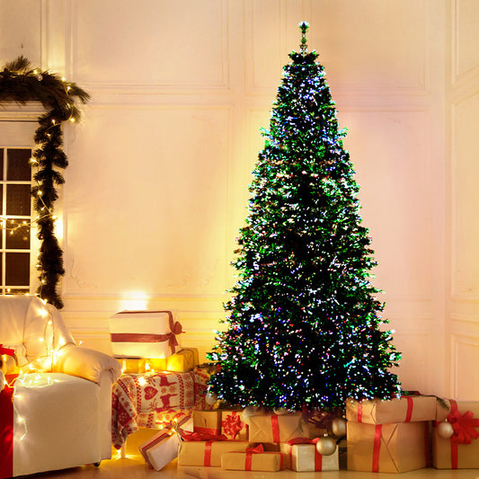 1.8m optic fibre Christmas tree dimensions