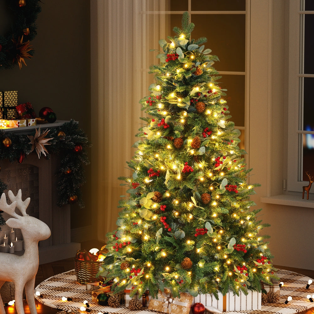 1.5m pre-lit Christmas tree dimensions