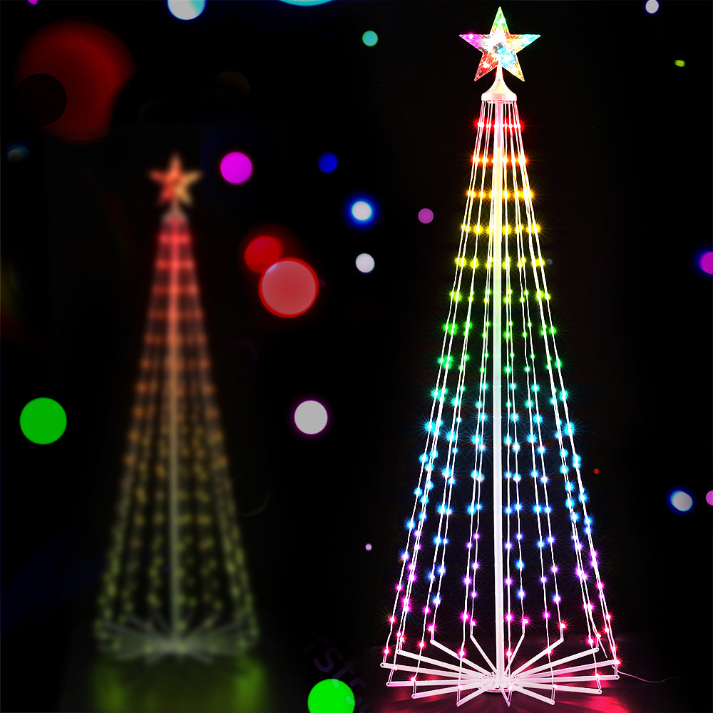 1.8m RGB LED Christmas tree dimensions