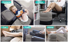 2 Pack Inflatable Foot Rest Pillow for Travel,Travel Accessories,
