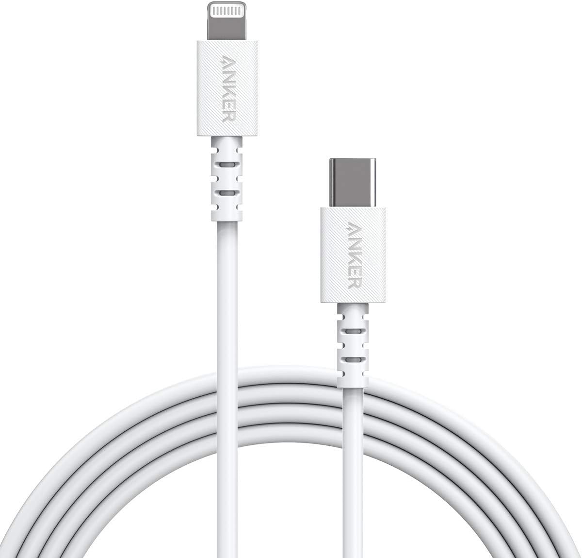 Anker Powerline Select USB - C to Lightning Connector 1.8m Cable, White - Direct On Sale