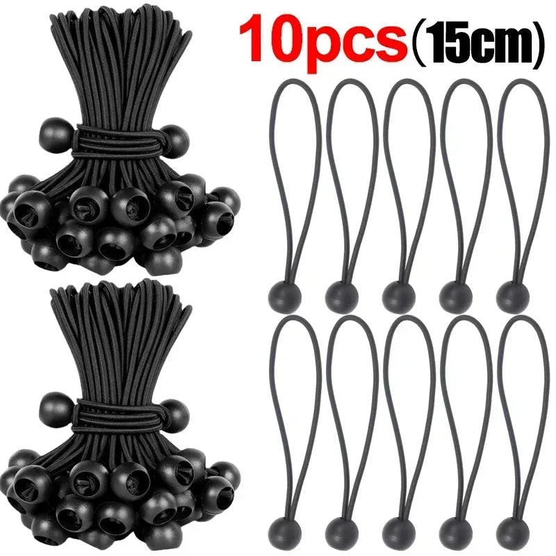 Ball Bungee/Bungie Cord Heavy Duty Highly Elastic Tie Downs Straps - Direct On Sale