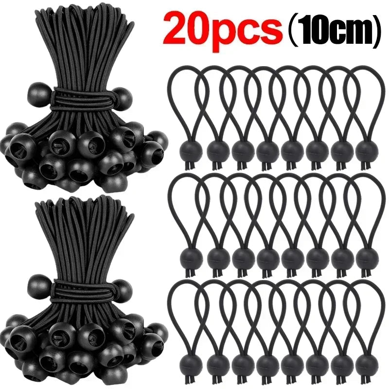 Ball Bungee/Bungie Cord Heavy Duty Highly Elastic Tie Downs Straps - Direct On Sale