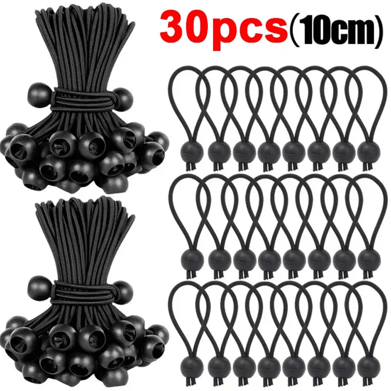 Ball Bungee/Bungie Cord Heavy Duty Highly Elastic Tie Downs Straps - Direct On Sale